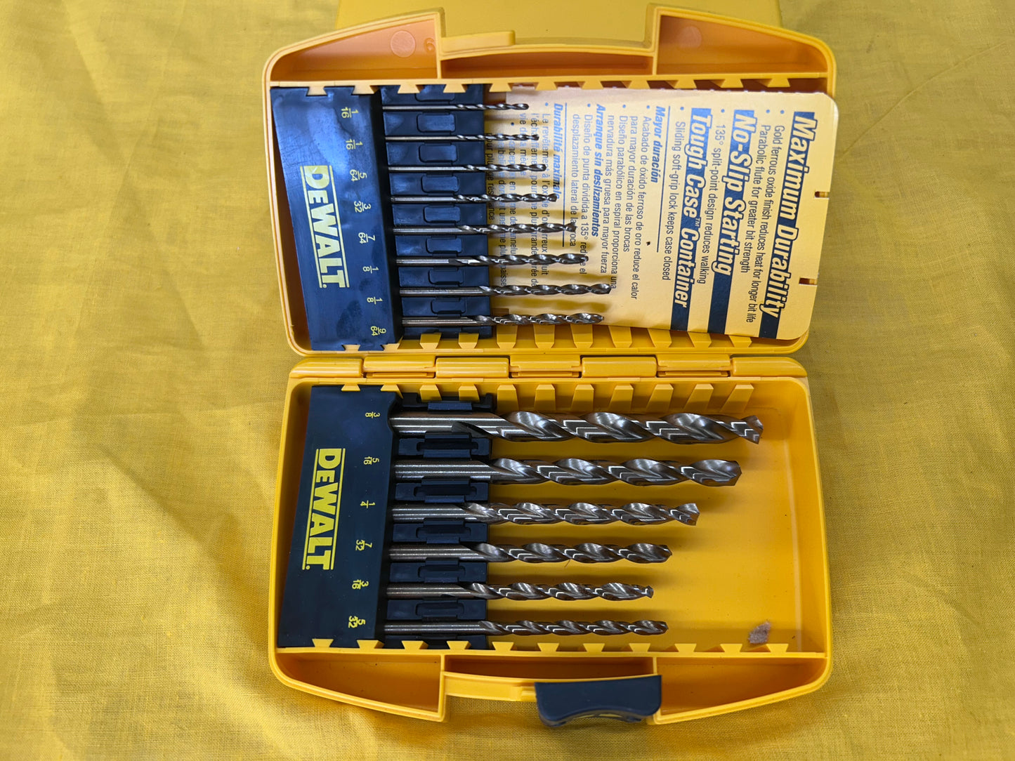 DeWalt pilot point 14pc