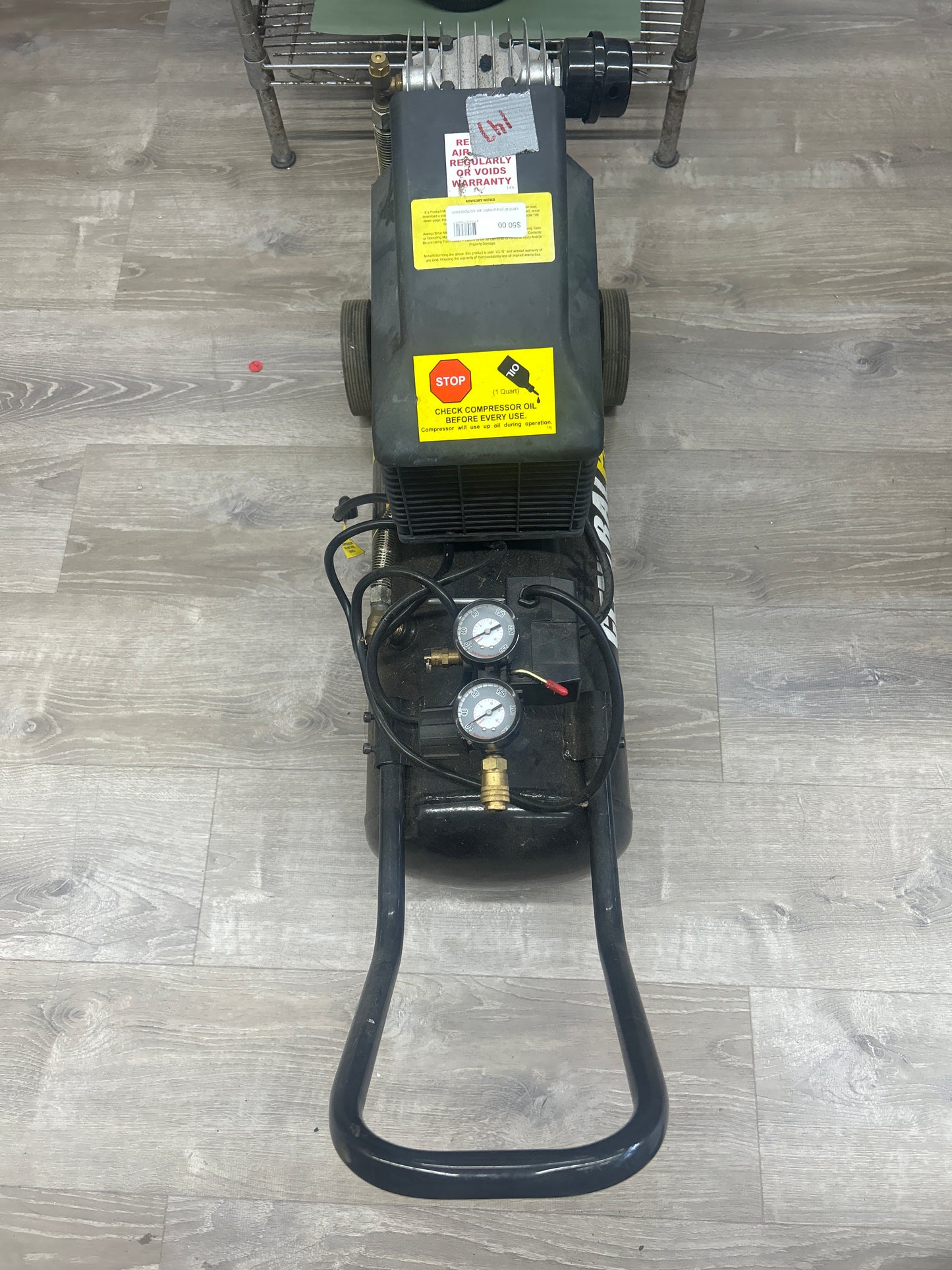 10 gal CentralPneumatic air compressor