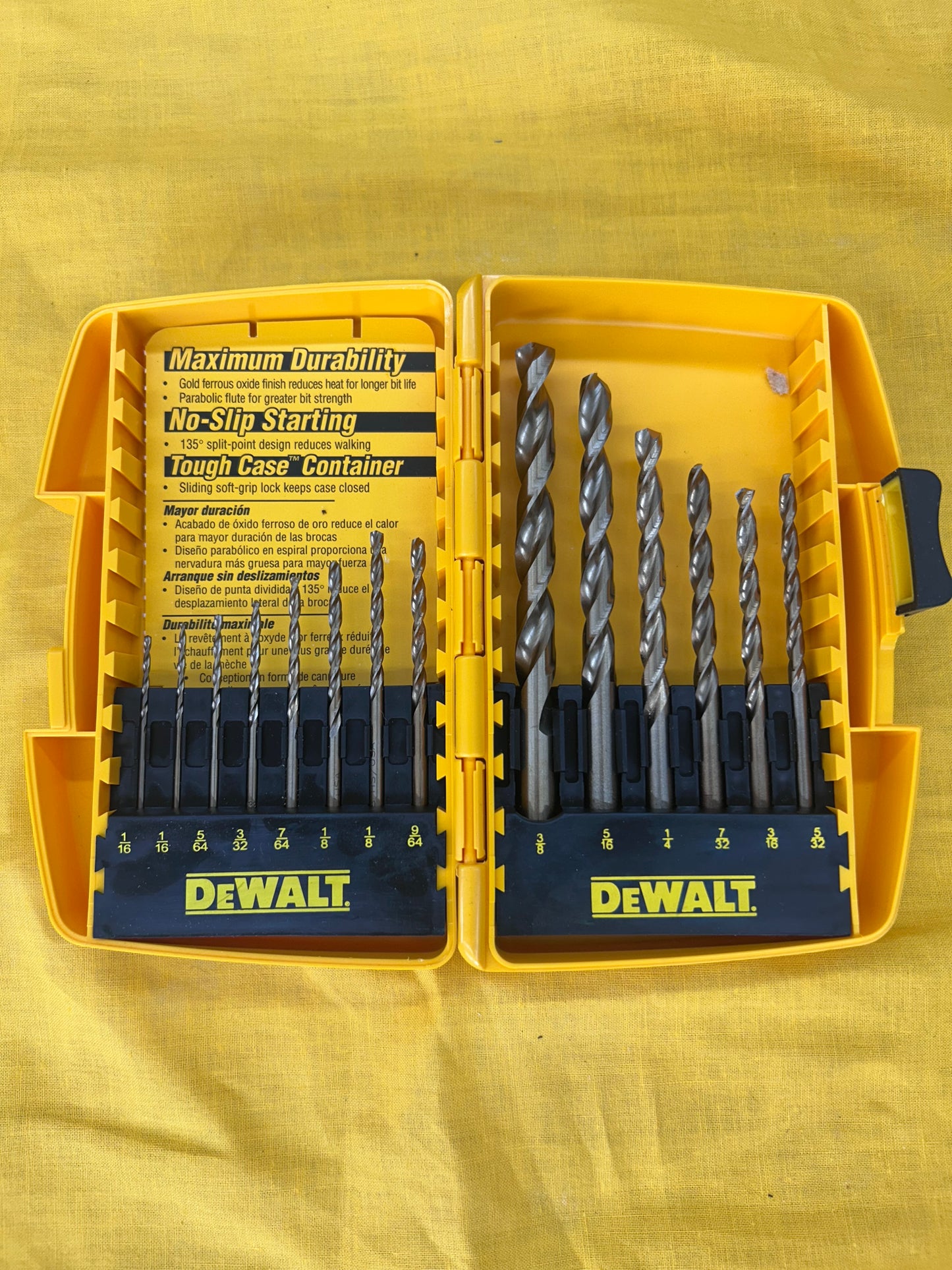 DeWalt pilot point 14pc