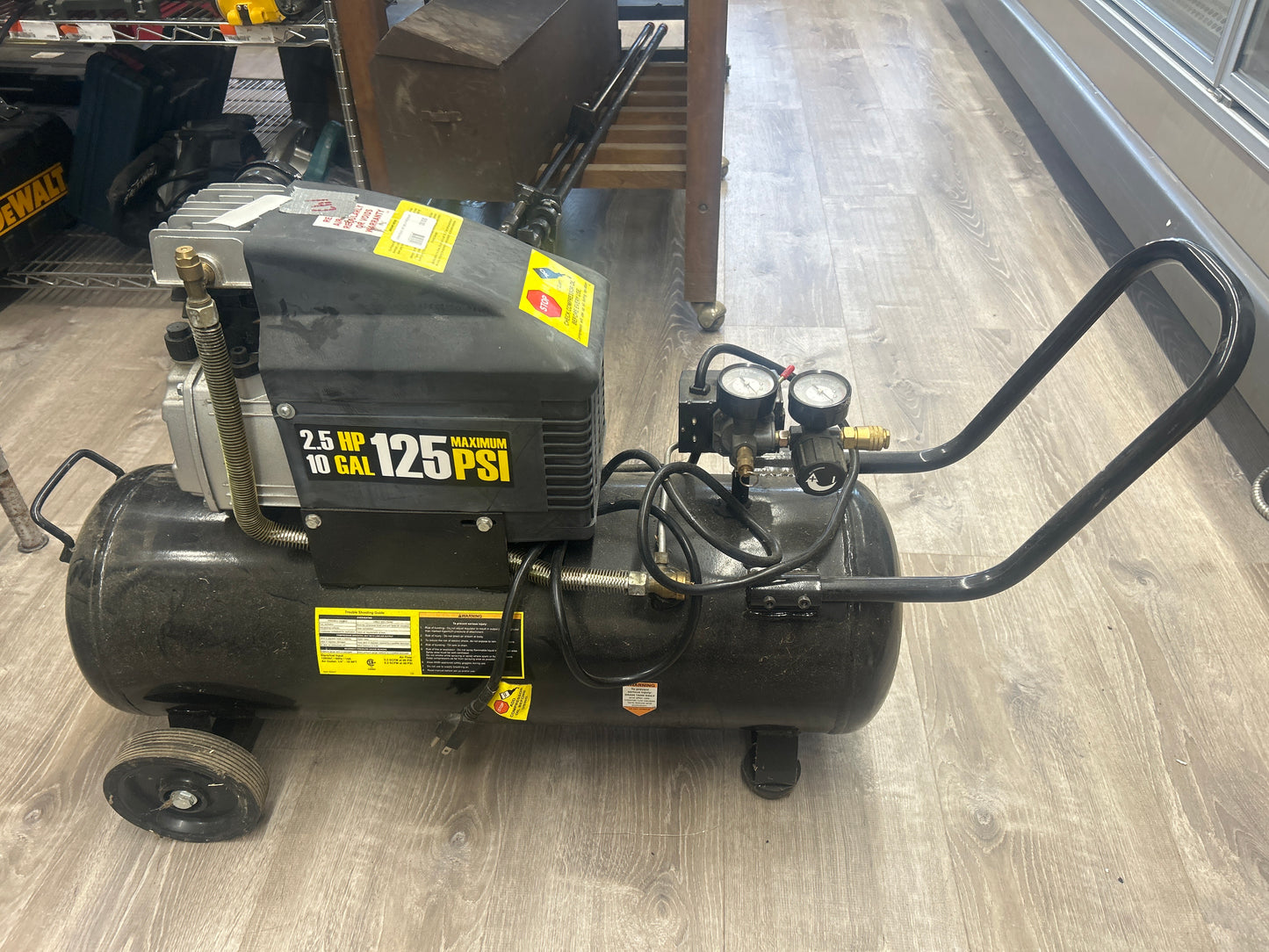 10 gal CentralPneumatic air compressor