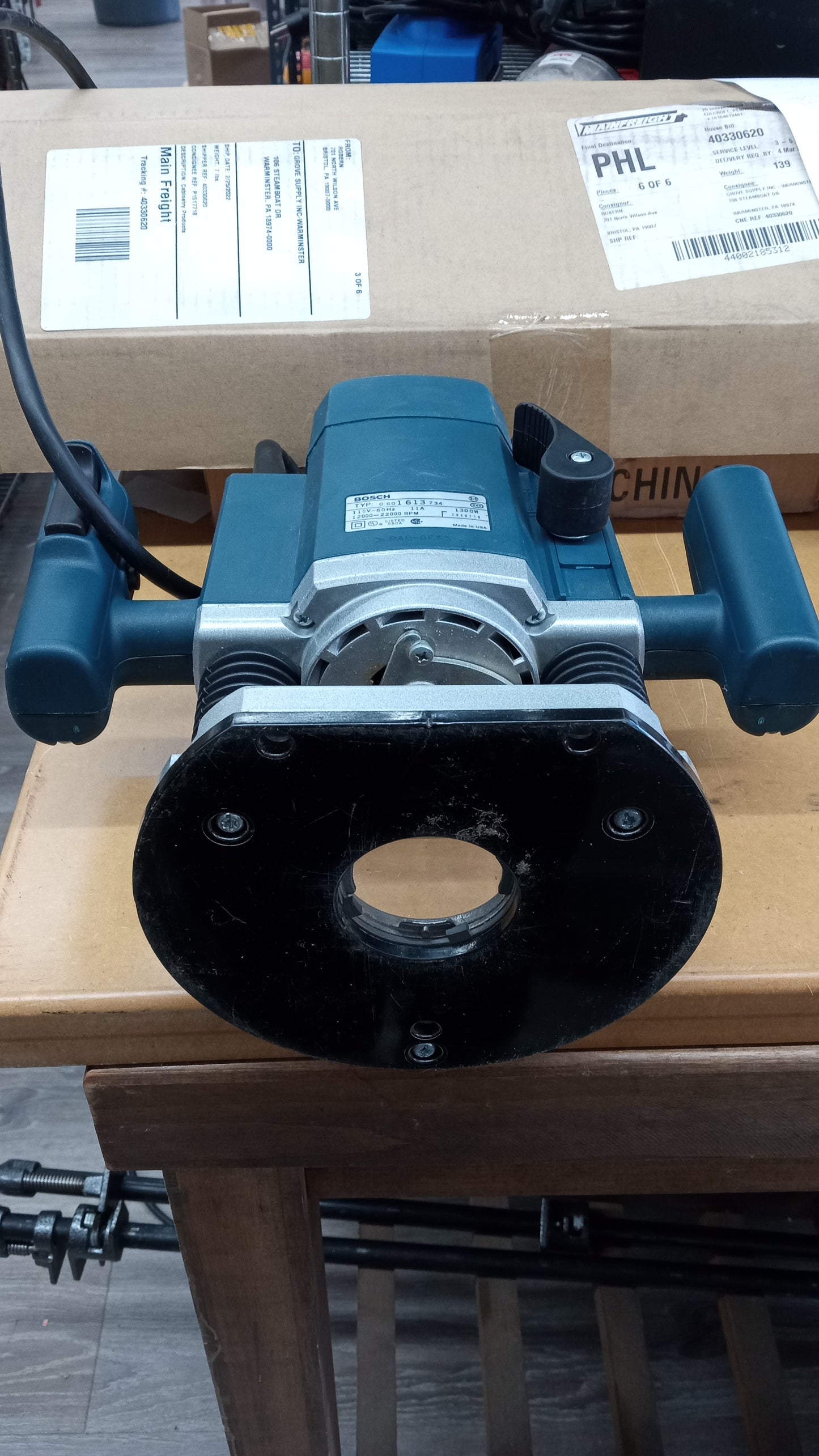 Bosch 1613EVS Plunge Router USED