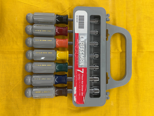 CRAFTSMAN 7 PC. METRIC NUT DRIVER 5 6 7 8 9 10 11 MM # 94197
