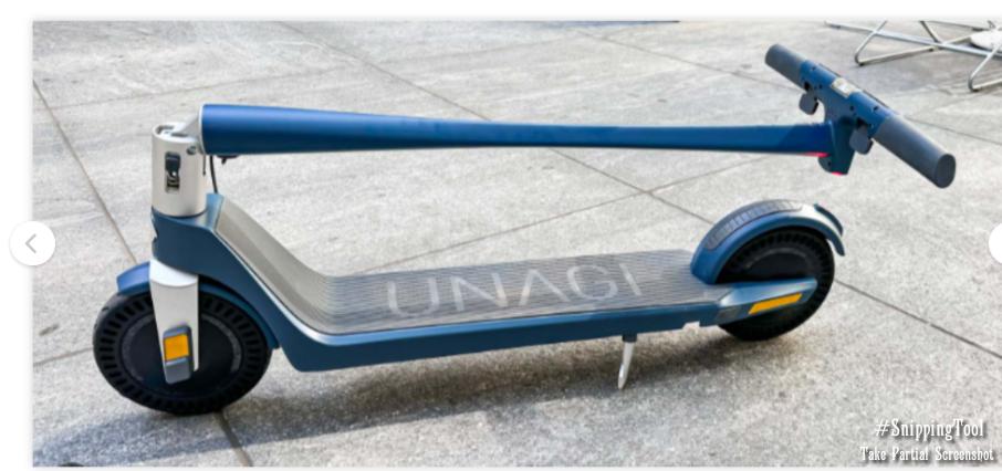 New in BoxUnagi Model One Voyager Dual Motor Deep Cobalt Blue Scooter #150501121