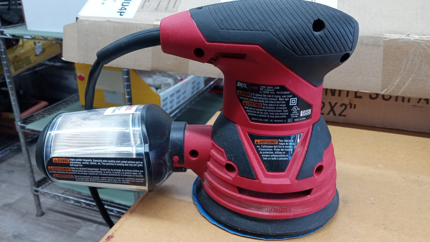 Skil 5in Random Orbital Sander USED