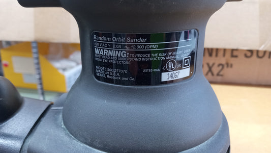 Craftsman 5in Random Orbital Sander USED