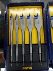 Irwin Wood Spade Bit Set 8 PC #341008 3/8"-1-1/2" w/ Case